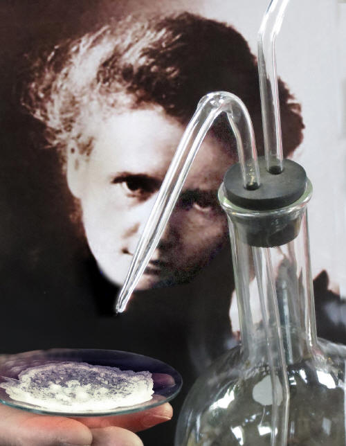 Visit Marie Curie, her instruments, her laboratory, a Pandora's box of